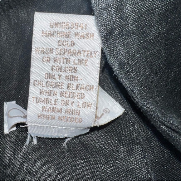 100% linen sleeveless v neck top size 8 - Picture 6 of 9